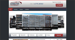 Desktop Screenshot of conectarpropiedades.com